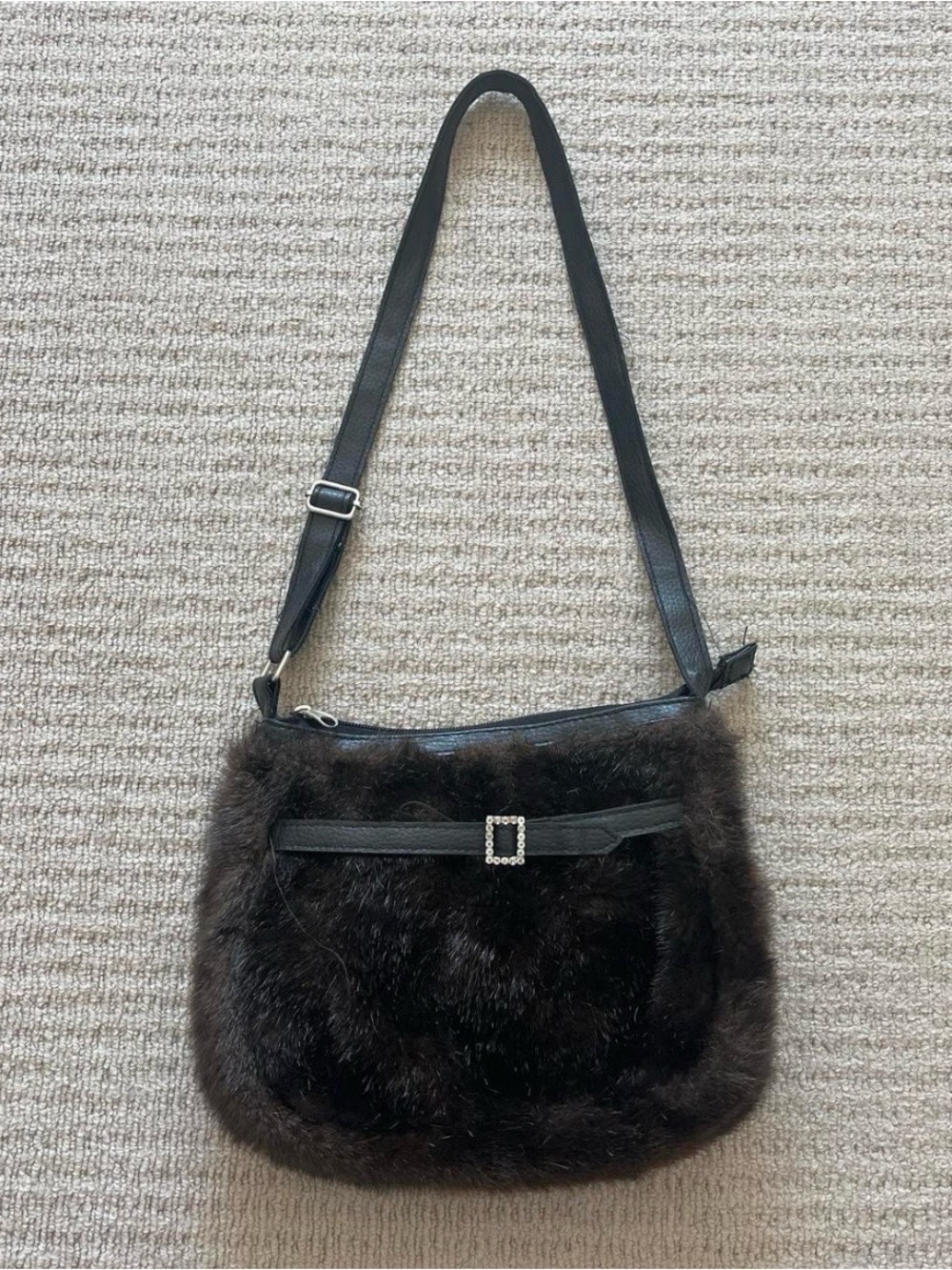Vintage 1980s Chrisha Faux Fur Bag